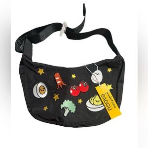 NWT Medium Nylon Crescent Bag Gudetama